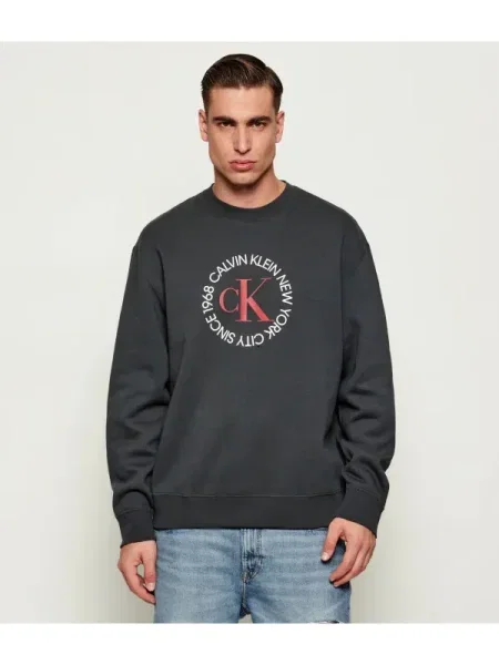 Calvin Klein Jeans Hanorac | Relaxed fit gri