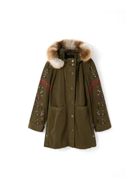 Geacă parka Desigual albastru