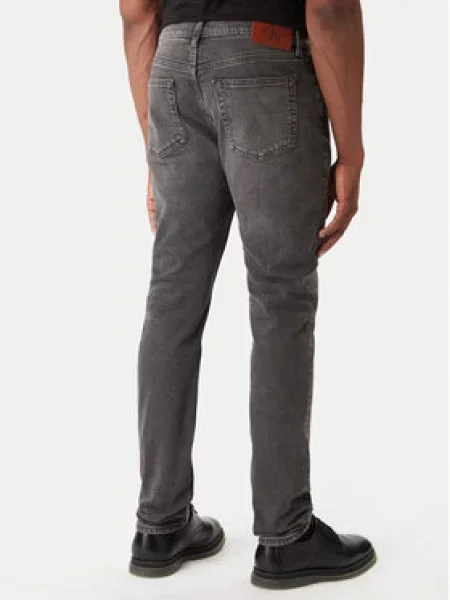 Jeansy Calvin Klein Jeans šedé
