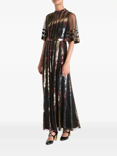 Rochie Temperley London cu paiete negru
