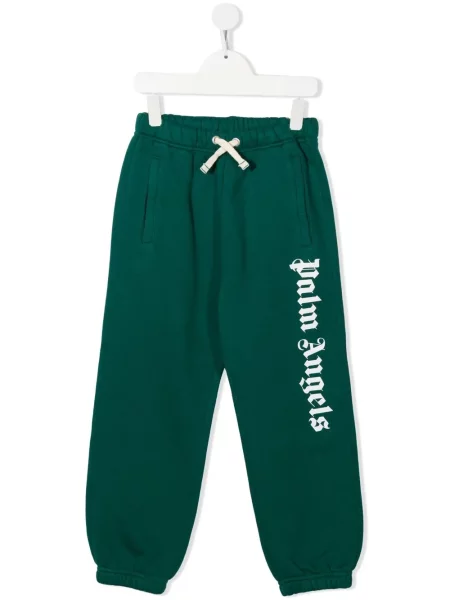 Spodnie dziecięce Palm Angels zielone