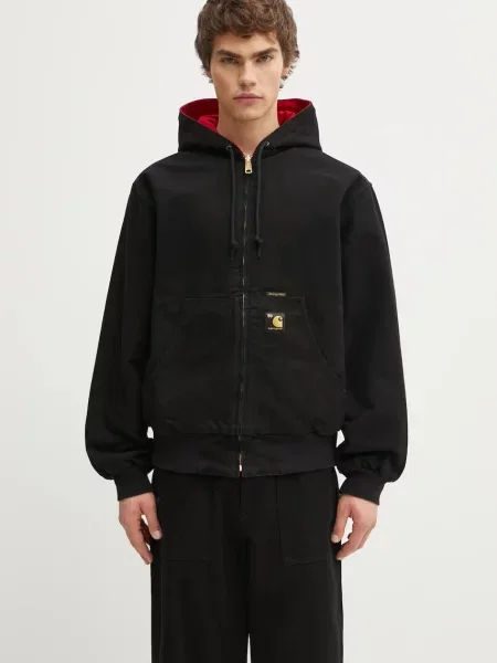 Carhartt WIP geacă cu două fețe 50 Years Anniversary OG Active Jacket Canvas de tranziție negru
