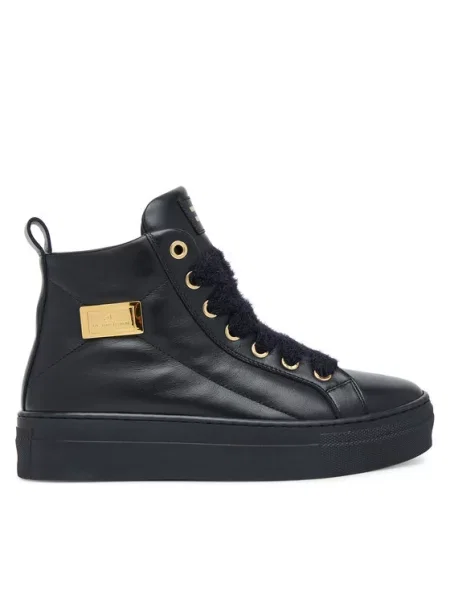 Elisabetta Franchi Aulinukai High Top Lace UP S juoda
