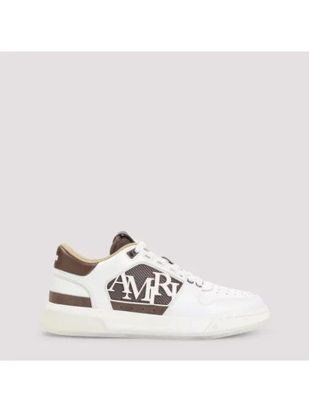 Sneakersy Amiri skórzane klasyczne brązowe
