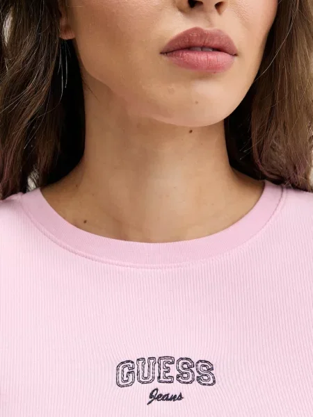 Футболка Guess Jeans рожевий