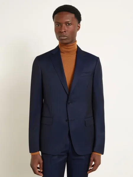 Zegna Oblek Extra Slim Fit tmavě modrá