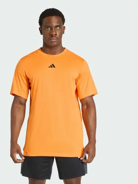 Спортивна футболка adidas перероблений помаранчевий