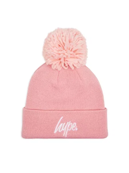 HYPE Czapka Bobble Script różowy