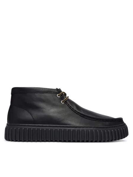 Kotníková obuv Clarks černé