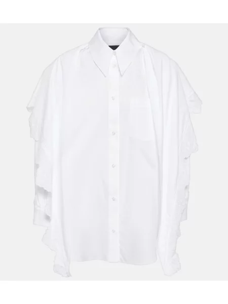 Cămașă Simone Rocha cu broderie alb