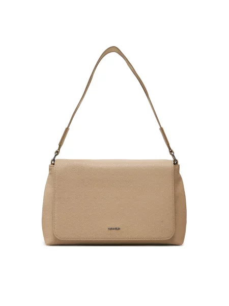 Rankinė Calvin Klein Ck Must Satchel_Mono smėlio