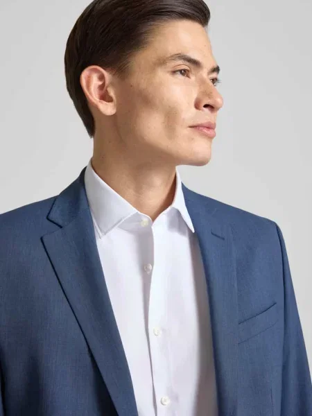 Koszula biznesowa o kroju slim fit z bardzo długim rękawem Jake*s biała
