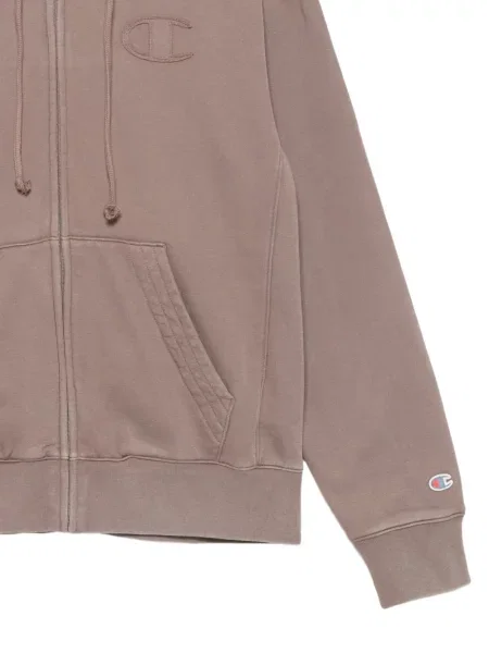 Hoodie Champion με κέντημα καφέ