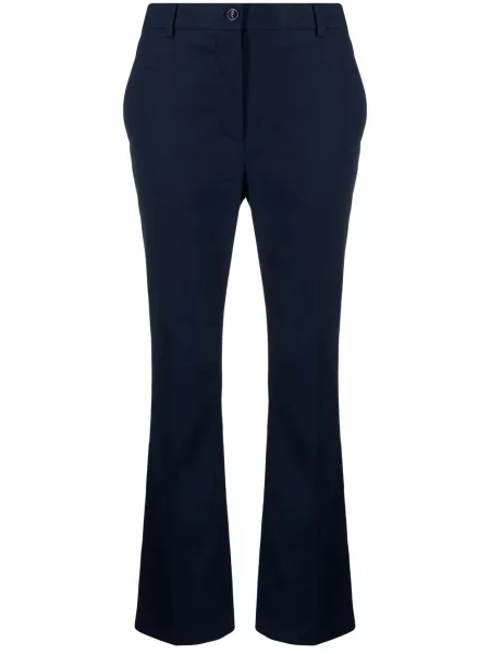 Spodnie Boutique Moschino dzwony niebieskie