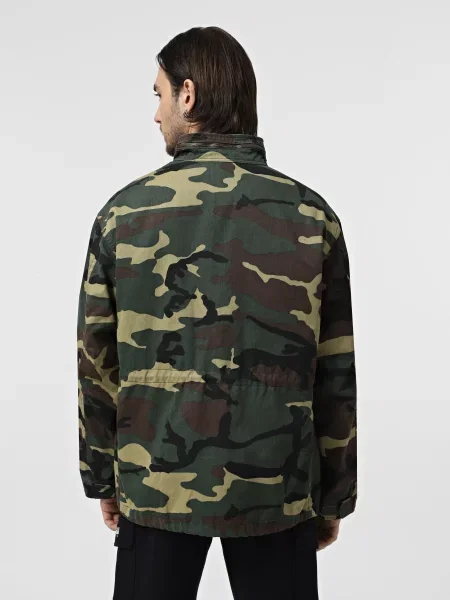 Джинсовая куртка Alpha Industries зеленая