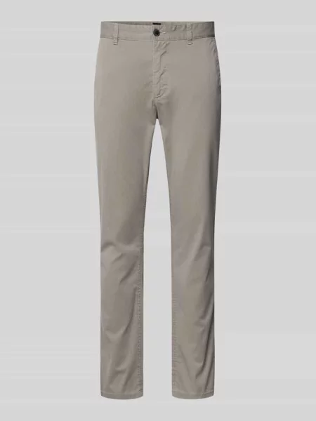 Chinos o kroju slim fit z mieszanki bawełny Boss Orange