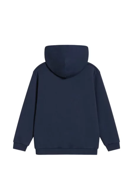 Bluza z kapturem dziecięca Woolrich niebieska