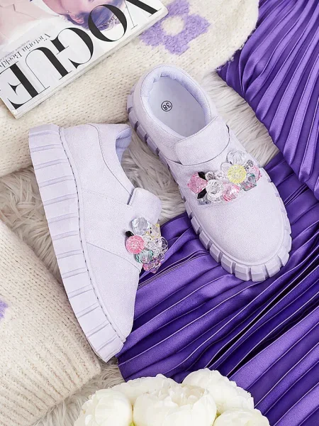 Lodičky Resti s kamínky bílé