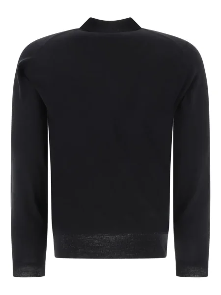 Polo John Smedley κλασικό μαύρο