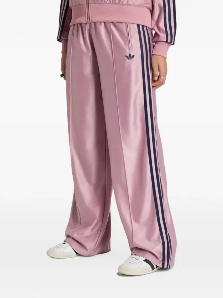 Pantaloni Adidas alergare roz