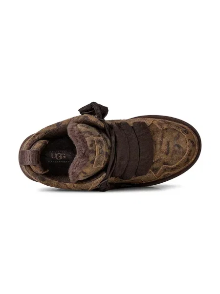 Замшевые сапоги Ugg в горошек