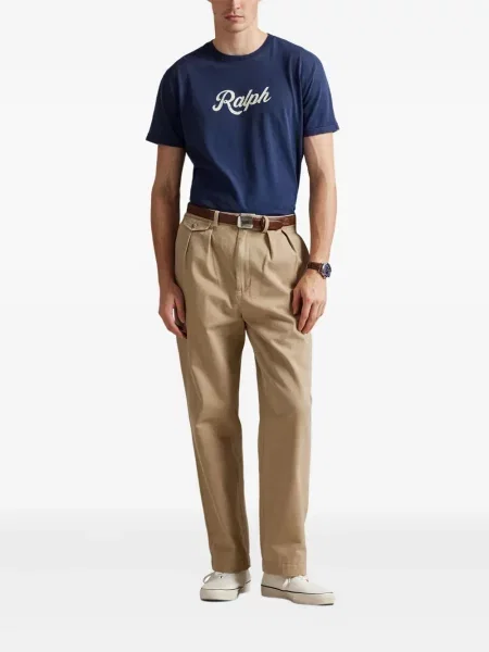Ριγέ polo Polo Ralph Lauren με κουκούλα με αυτόγραφο λευκό