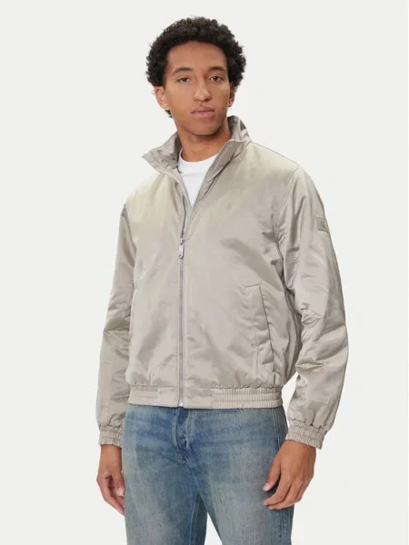 Calvin Klein Jeans Geacă bomber Harrington Bej albastru