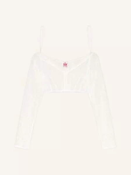 Spieth & Wensky Bluzka Dirndl Hildis Z Koronki weiss biała