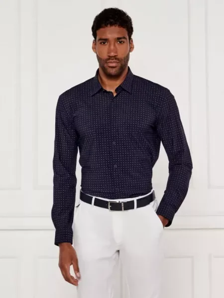 BOSS BLACK Cămașă negru