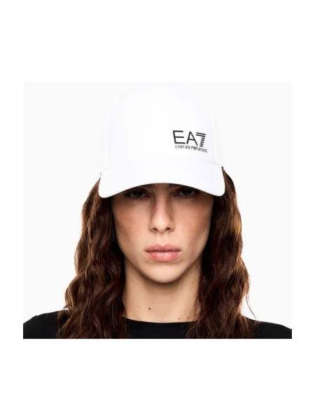 Șapcă Ea7 Emporio Armani alb