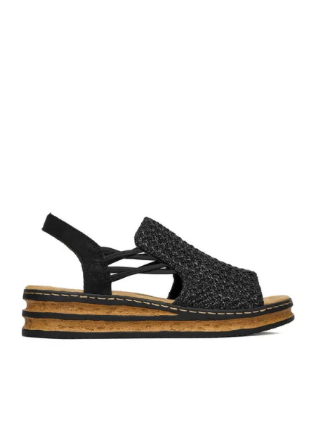 Rieker Sandale negru