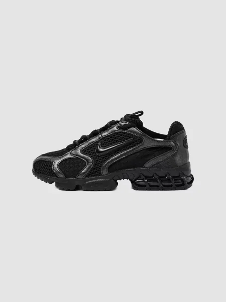 Кожаные повседневные кроссовки Nike Air Zoom черные