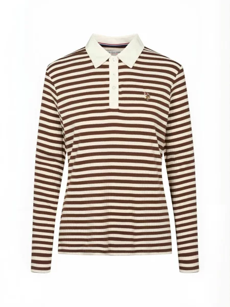 U.S. POLO ASSN. Top UWLone castaniu
