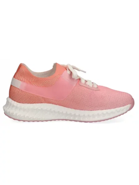 Sneakersy Caprice pomarańczowe