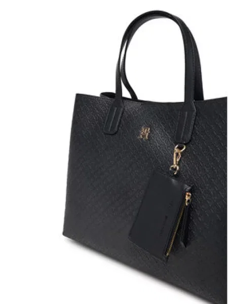 Tommy Hilfiger shopper torba za žene od imitacije kože crna