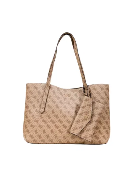 Guess torebka BRENTON beżowy