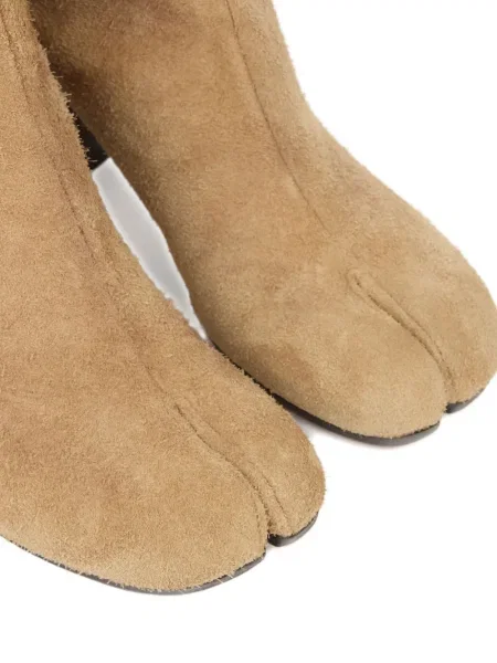 Cizme scurte Maison Margiela din piele de căprioară