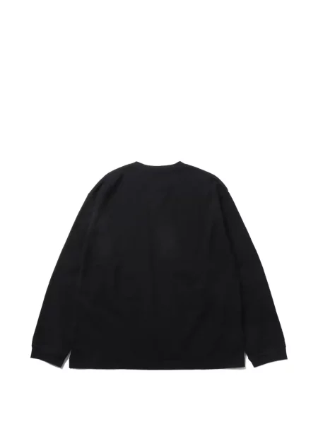 Lung tricou Maison Mihara Yasuhiro cu imagine negru