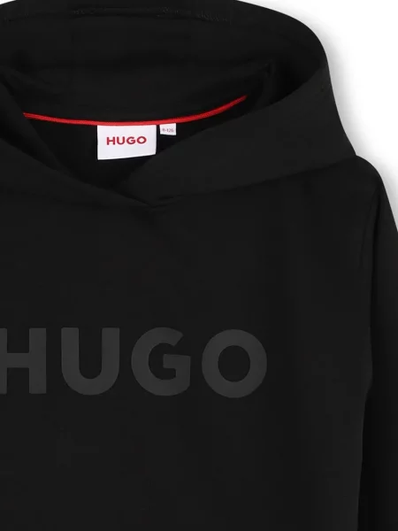 HUGO кофта з капюшоном дитяча з бавовною