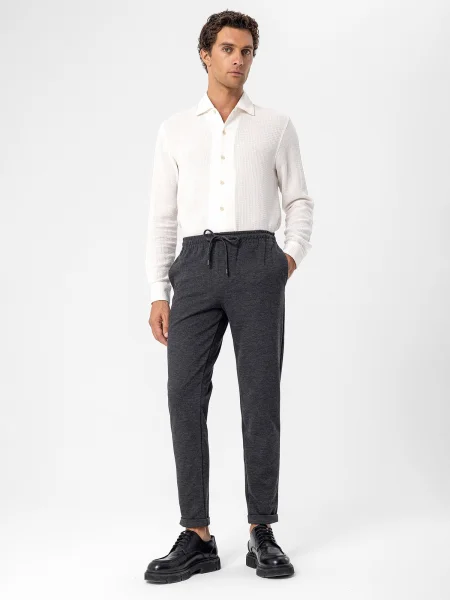 Antioch Pantaloni metalic gri