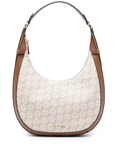 Raštuota krepo rankinė Michael Michael Kors leopardinė juoda
