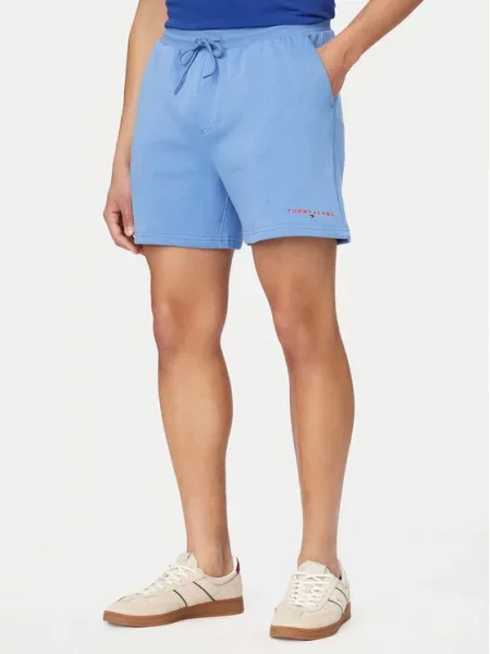 Tommy Jeans Szorty sportowe niebieski