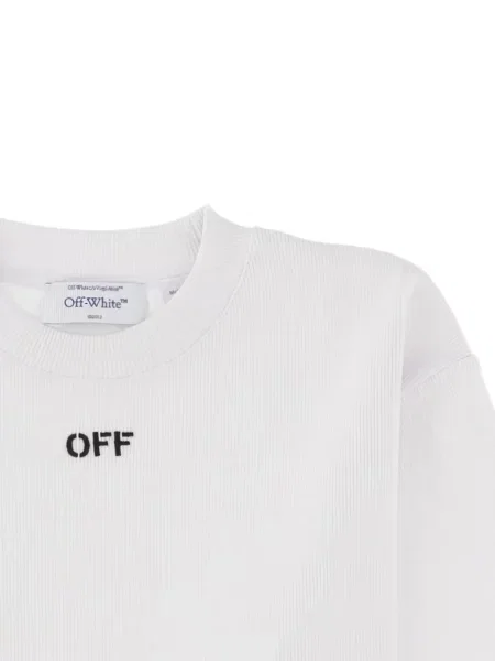 Cropp top Off-white alb