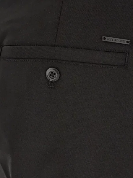 Pantaloni Alphatauri cu autograf negru