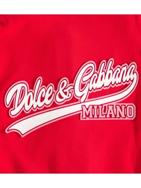 Majica s kapuljačom Dolce&gabbana crvena