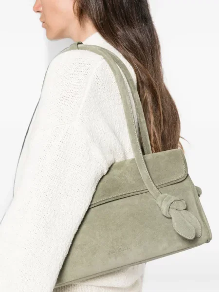 Geantă Jacquemus din piele verde