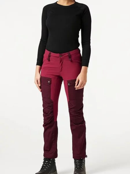 Spodnie trekkingowe Fjallraven Keb czerwone