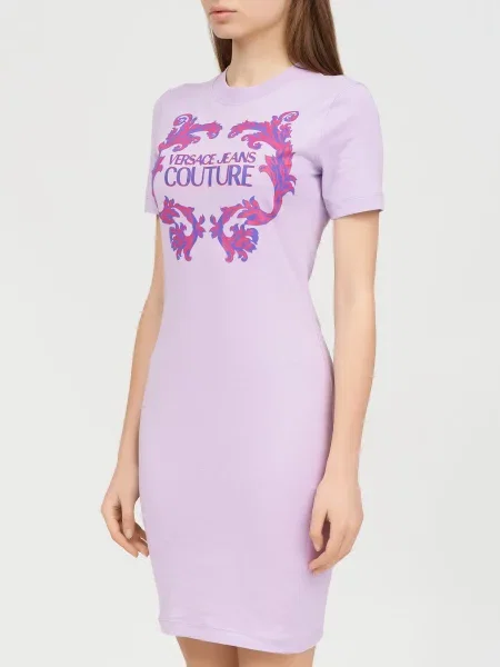 Платье Versace Jeans Couture фиолетовое