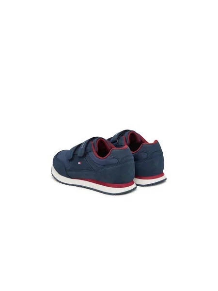 Sneakersy Tommy Hilfiger Low Cut Velcro Sneaker S Tmavomodrá