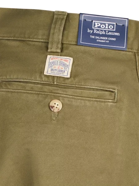 Široké plisované džínové šortky Polo Ralph Lauren s výšivkou červené